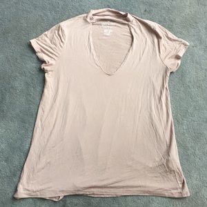 American Eagle Soft and Sexy Baby Pink Tee